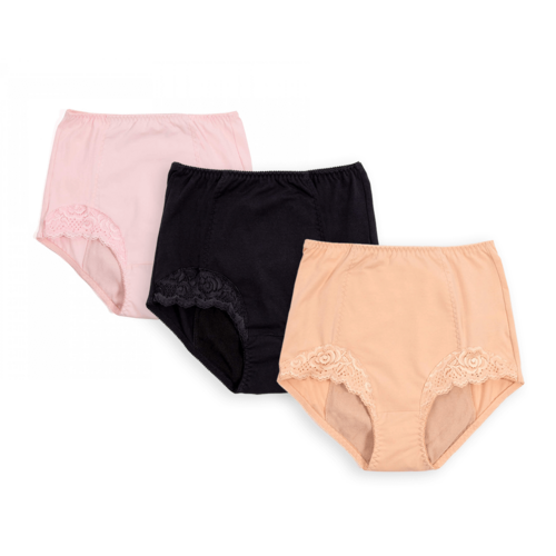 Conni Ladies Briefs - Chantilly - Size 10 - Black